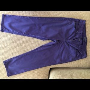 Purple crop pants